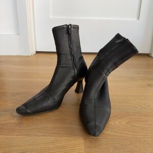 & Other Stories Leather Sock Boot
